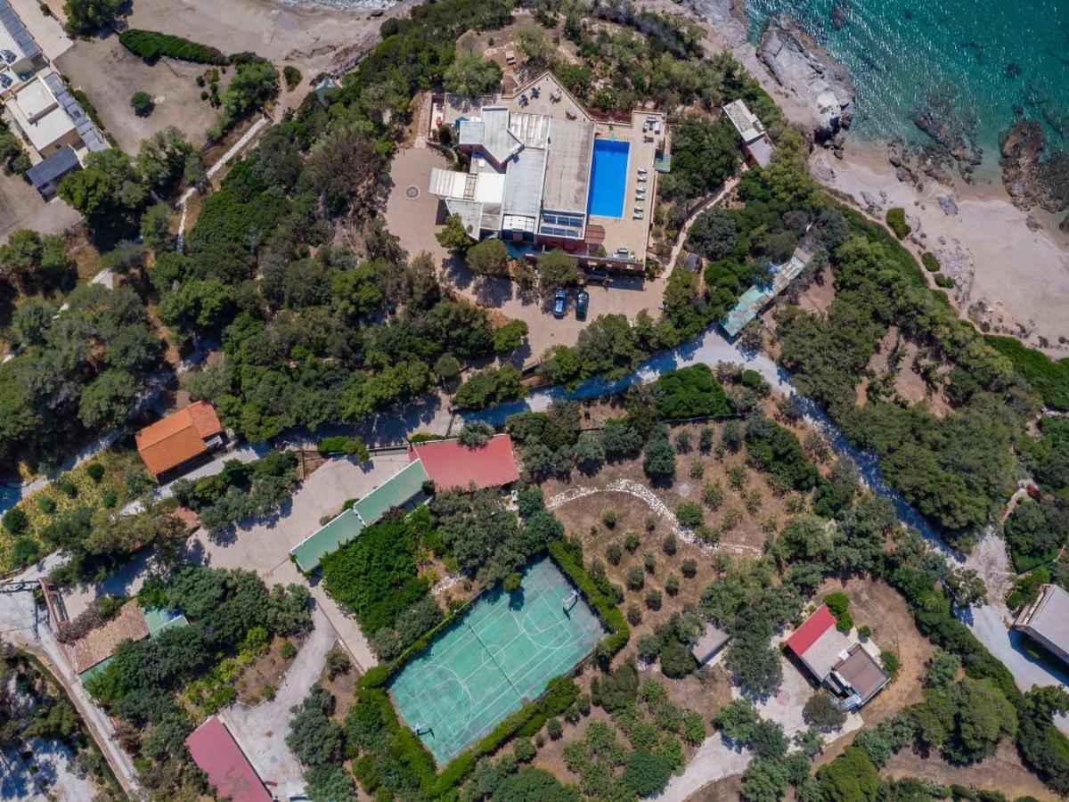 Black Diamond Beachfront Pool Villa Pasithea In Sounio, Athens Cap Cap Sounion Extérieur photo