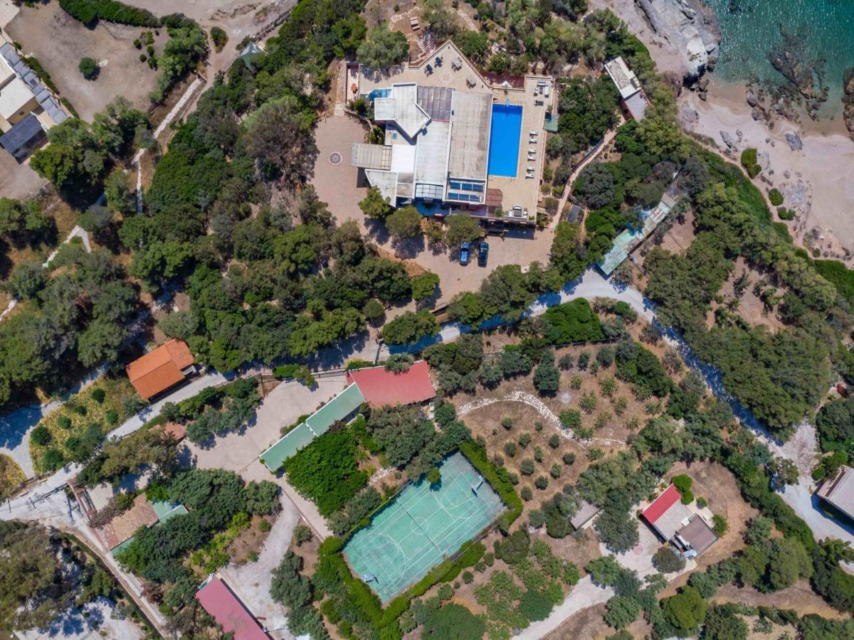 Black Diamond Beachfront Pool Villa Pasithea In Sounio, Athens Cap Cap Sounion Extérieur photo