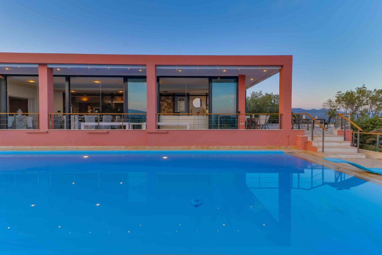 Black Diamond Beachfront Pool Villa Pasithea In Sounio, Athens Cap Cap Sounion Extérieur photo